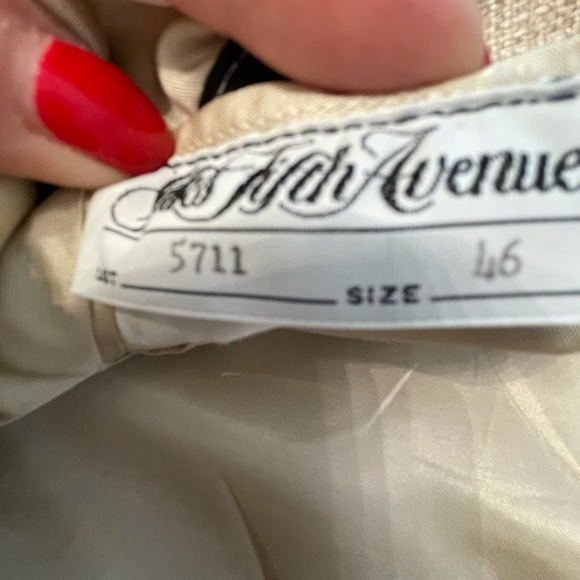 Saks Fifth Avenue Pure Silk Blazer Sz 46 Made in USA Perfect! - Picture 10 of 14